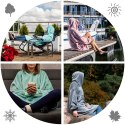Bluzair - Bluza koc 4w1 - miętowy