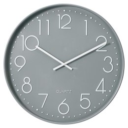 Duży zegar ścienny szary 50 cm