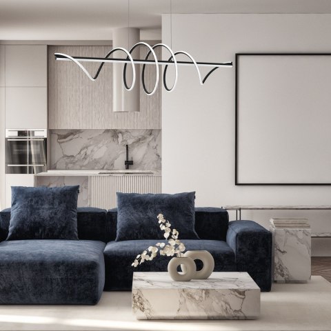 Lampa Wisząca TWIST Czarny 90W LED