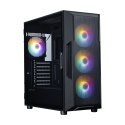 Obudowa I3 NEO V2 Mid Tower RGB fan x4 czarna