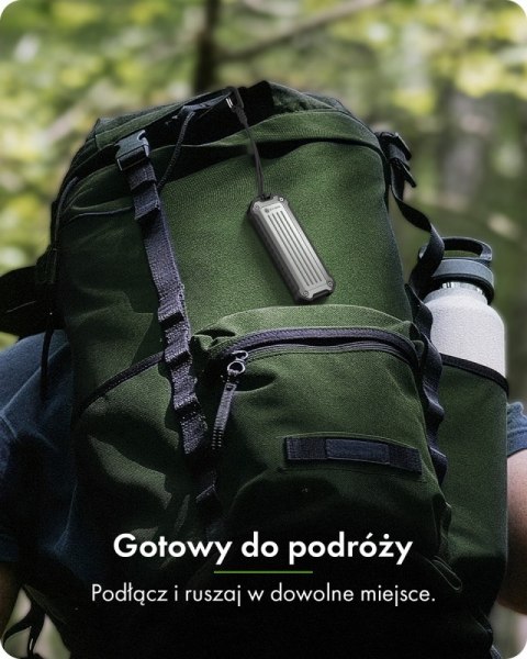 Obudowa M.2 NVMe i SATA USB 3.2 Gen 2, 10 Gbit/s IB-1827MCP-C31