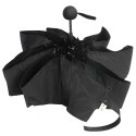 Parasolka Kieszonkowa Składana z Ochroną UV UPF 50+ Etui Czarna 90 cm