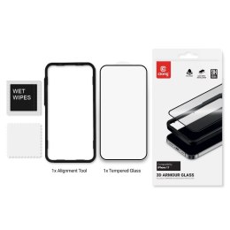 3D Armour Glass - Szkło hartowane iPhone 17 + ramka instalacyjna
