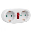 Gniazdko prądowe x2 MCE338 typ F