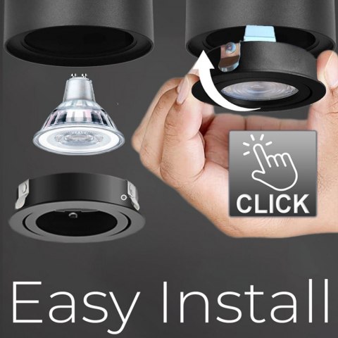 Oprawa natynkowa GU10 MCE422B