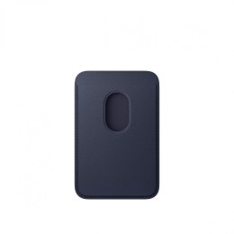 Portfel z tkaniny FineWoven z MagSafe do iPhonea - granat