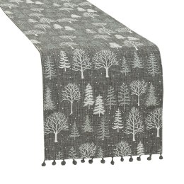 Bieżnik ZIMOWA MAGIA 50x100 cm szary