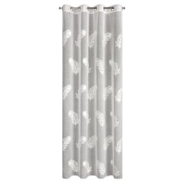 Firana LIRENA haft pióro 140x250 cm krem