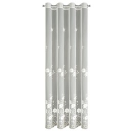 Firana SALI haft kwiaty 140x250 cm krem