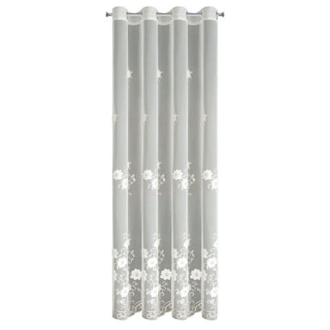 Firana SALI haft kwiaty 140x250 cm krem