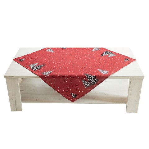Obrus ŚNIEŻNA MAGIA 85x85 cm czerwony