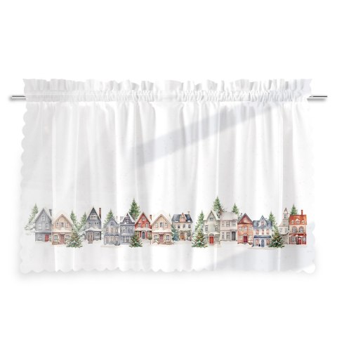 Zazdrostka ZIMOWE MIASTECZKO 100x60 cm Mikrofibra