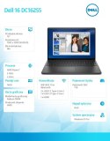 Laptop Dell 16 DC16255 W11P Ryzen 7 250|16GB|1TB|AMD Radeon|FgrPr|WLAN+BT|16.0 FHD+|Backlit Kb|3C|65W|3YPS Carbon Black (Plastic