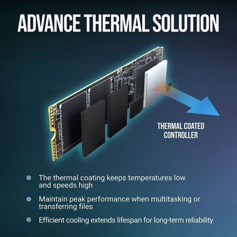 Dysk SSD 2TB M.2 2280 PCi5.0 M280CS3250-2TB-TB