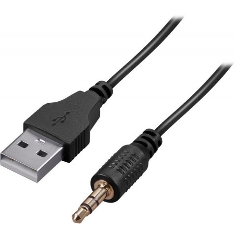 Głośniki komputerowe J5 2.0 6W LED USB Czarne