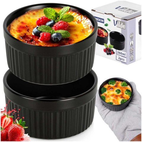 MISECZKI KOKILKI PORCELANOWE 260ml DO ZAPIEKANIA 2 szt. 279040