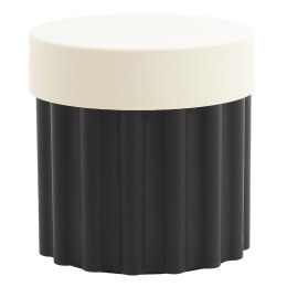 Minimalistyczny stolik SCOTT czarny beż