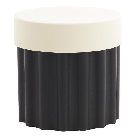 Minimalistyczny stolik SCOTT czarny beż