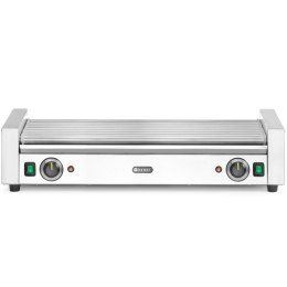 Podgrzewacz grill rolkowy do parówek hot-dogów dwustrefowy XL 14 rolek 65 cm 2000 W