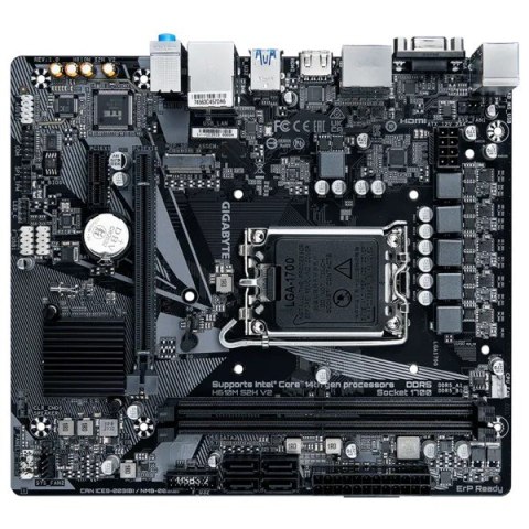 Płyta główna H610M S2H V2 s1700 2DDR 5 DP/HDMI/DSUB M.2 mATX