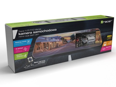 Kamera samochodowa 4.0D FHD Mensa (G-sensor, parking, motion, rear)