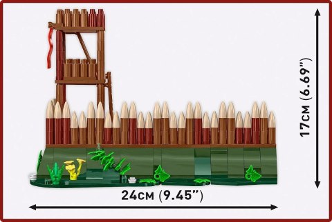 Klocki Wieża strażnicza rzymskiego obozu 628 elementów