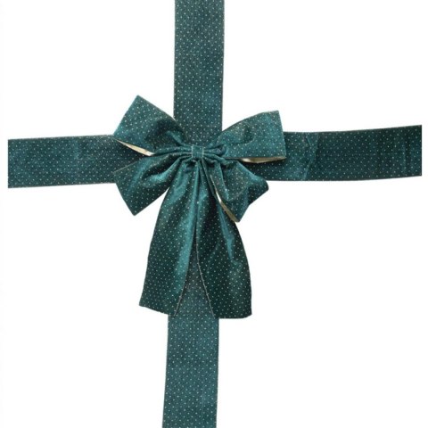 Kokarda na drzwi zielona 42 cm