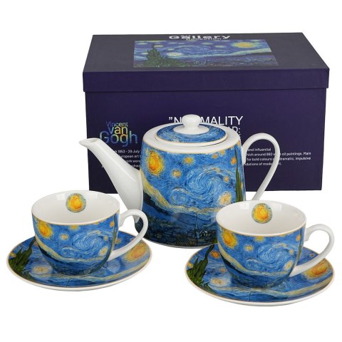 Zestaw dzbanek z filiżankami STARRY NIGHT Van Gogh