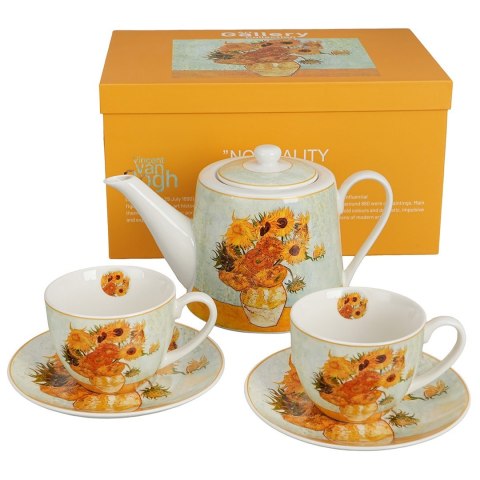 Zestaw dzbanek z filiżankami SUNFLOWERS Van Gogh