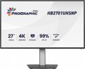 Monitor 27 cali ProGraphic HB2701UHSNP-B1 4K,IPS BLACK 2.0,450cd,VESA USB-c dock(PD:96W),HDMI,DP,DAISY/CHAIN,4xUSB,RJ45,3000:1,s
