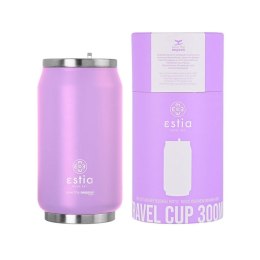 Fioletowy kubek termiczny ze słomką 300 ml Lavender Purple