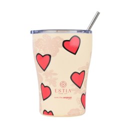 Kubek termiczny ze słomką 350 ml Tender Lace