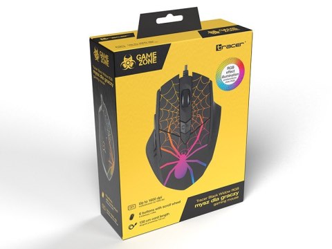 Mysz bezprzewodowa GAMEZONE Black Widow USB