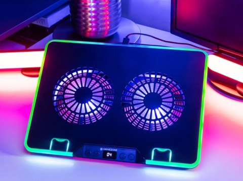 Podstawka chłodząca Gamezone Snowman Pro 17 cali RGB