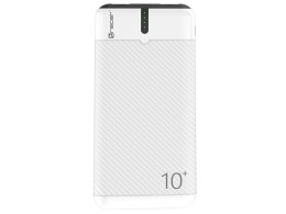 PowerBank EnerGo 10000mAh biało-czarny