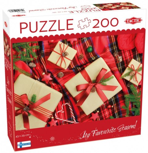 Puzzle 200 elementów Świąteczne prezenty