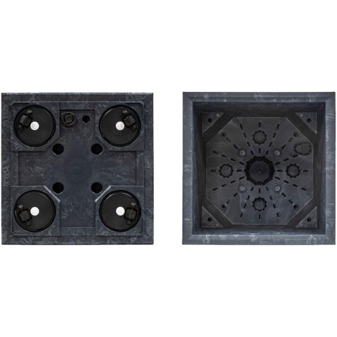 DONICZKA SIERRA SQUARE BETON EFFECT 39x39CM ANTRACYT