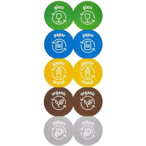 ŚMIETNIK KOSZE NA ŚMIECI 20 L SORTIBOX SET3 SZT. POPIELATY