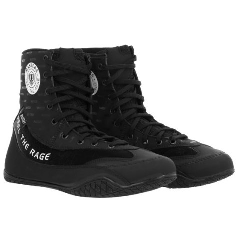 Buty bokserskie "BLACK&BLACK" BB-MASTERS-1