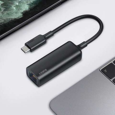 CB-A30 aluminiowa karta sieciowa USB-C Gigabit 10/100/1000 Mbps RJ45 | 1 Gb/s | USB 3.0 Typ C | diody LED