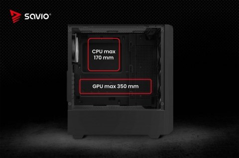 Obudowa komputerowa NOCTIS GLASS RGB X1