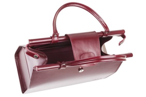 Elegancki kuferek typ lekarski PK4 BURGUNDY