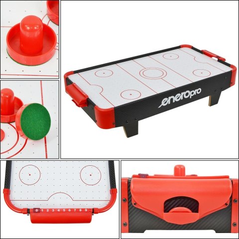 STÓŁ GRA CYMBERGAJ AIR HOCKEY 60x32,5x14CM CZARNY ENERO PRO