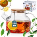 Dzbanek szklany do zaparzania herbaty kawy z sitkiem do parzenia 1L VILDE 139685