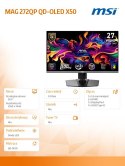 Monitor MAG 272QP QD-OLED X50/26.5 cala/QD-OLED/WQHD/Flat/500Hz/Black