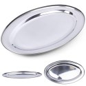 Taca do serwowania metalowa owalna 44x29cm EXCELLENT HOUSEWARE 139386