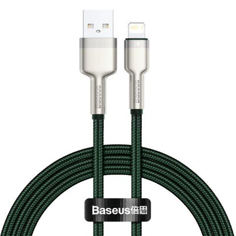 Kabel BASEUS Cafule USB-A-Lightning 1m (zielony)