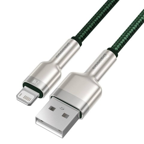 Kabel BASEUS Cafule USB-A-Lightning 1m (zielony)