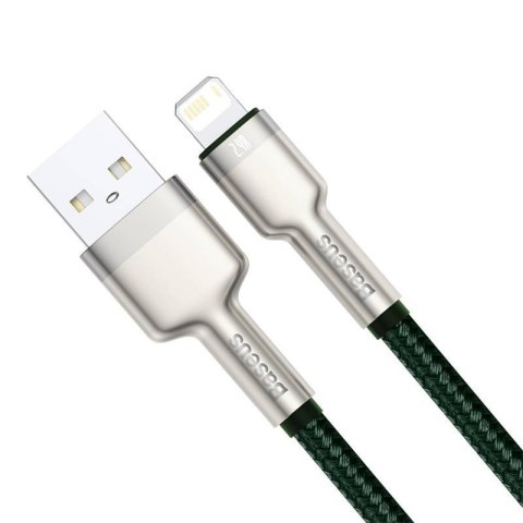 Kabel BASEUS Cafule USB-A-Lightning 1m (zielony)
