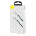 Kabel BASEUS Cafule USB-A-Lightning 1m (zielony)